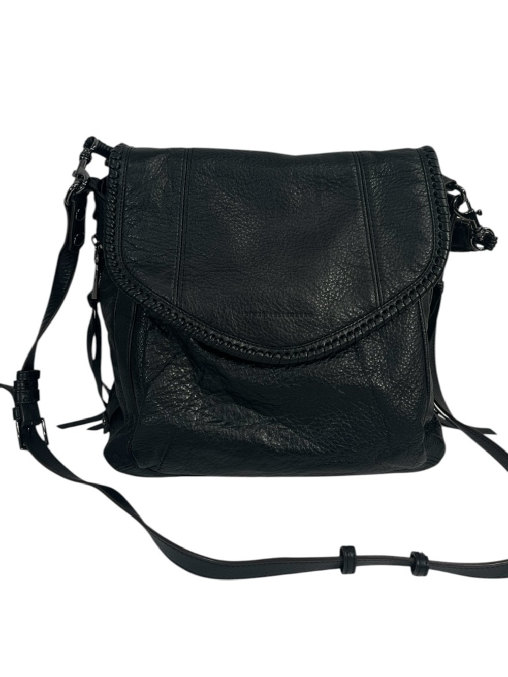 Aimee Kestenberg All For Love Convertible Shoulder Leather Bag in Black - Picture 4 of 10